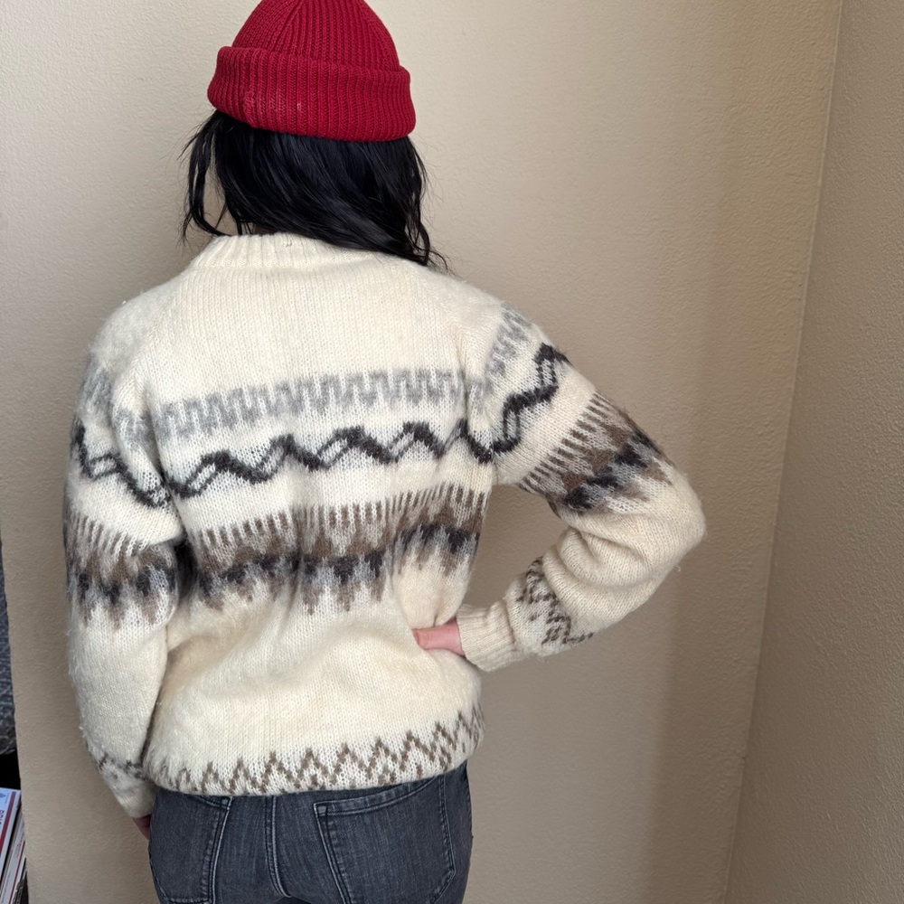 Vintage Alafoss Icewool Icelandic wool sweater size Unisex Small